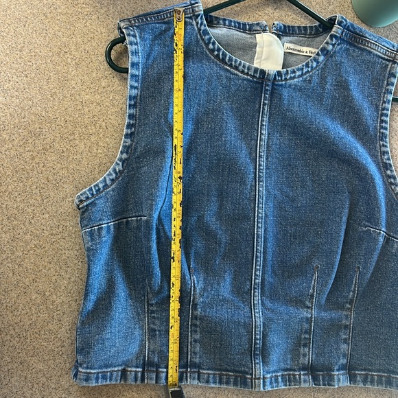 Abercrombie Denim Sleeveless Top - Picture 5 of 6